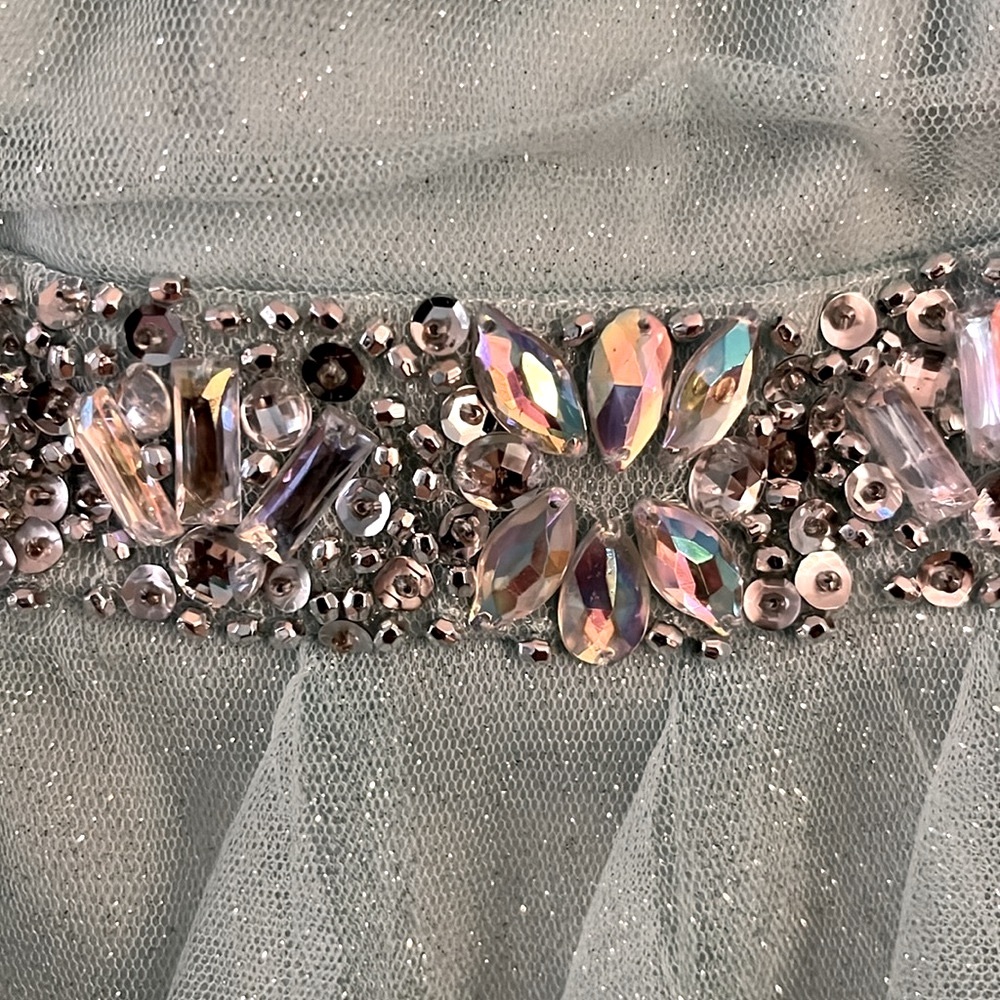 PRICE DROP!🌸 Mint Green Prom dress by (Nights by teeze me), Size 3 in Juniors. - Picture 7 of 9